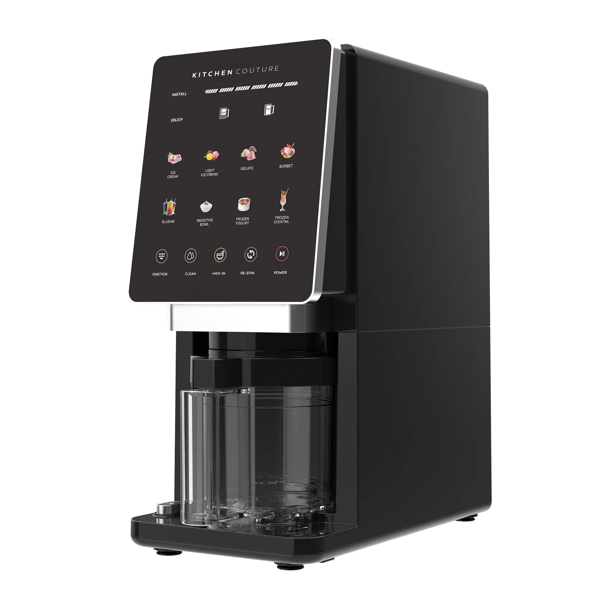 Kitchen Couture Whippi Frozen Dessert Maker with 3 Prep & Store Pots Myzenhome