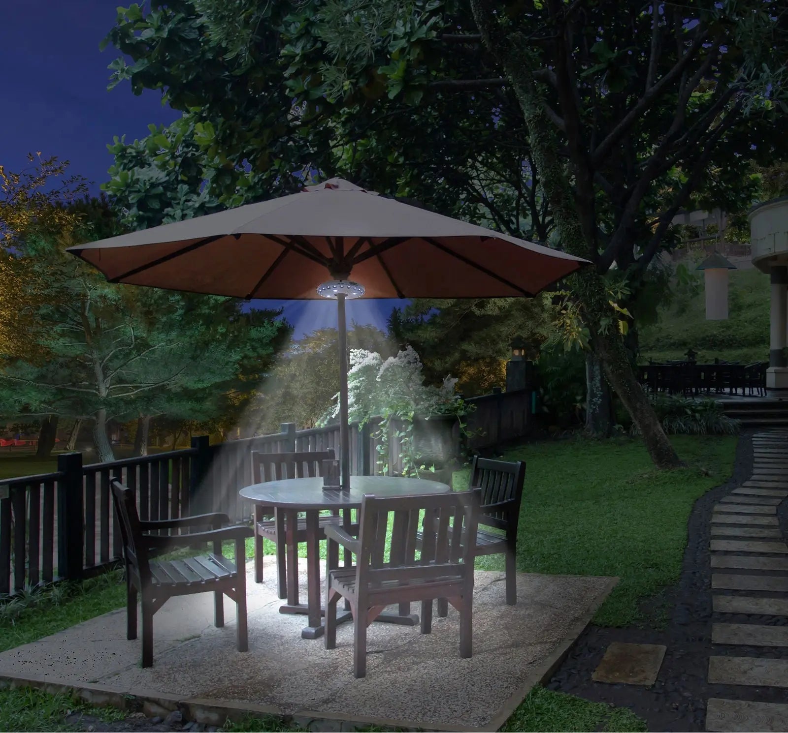 LED Umbrella Light for Outdoor Stand Umbrellas Outdoor Lighting BBQ Parties - Myzenhome