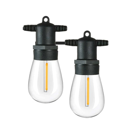 LumiFX Twin Pack Bulbs for Festoon Lights IP44 Weatherproof 24V Warm White - Myzenhome