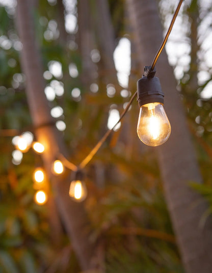 LumiFx 20 Bulb Solar Outdoor Festoon Lights Myzenhome