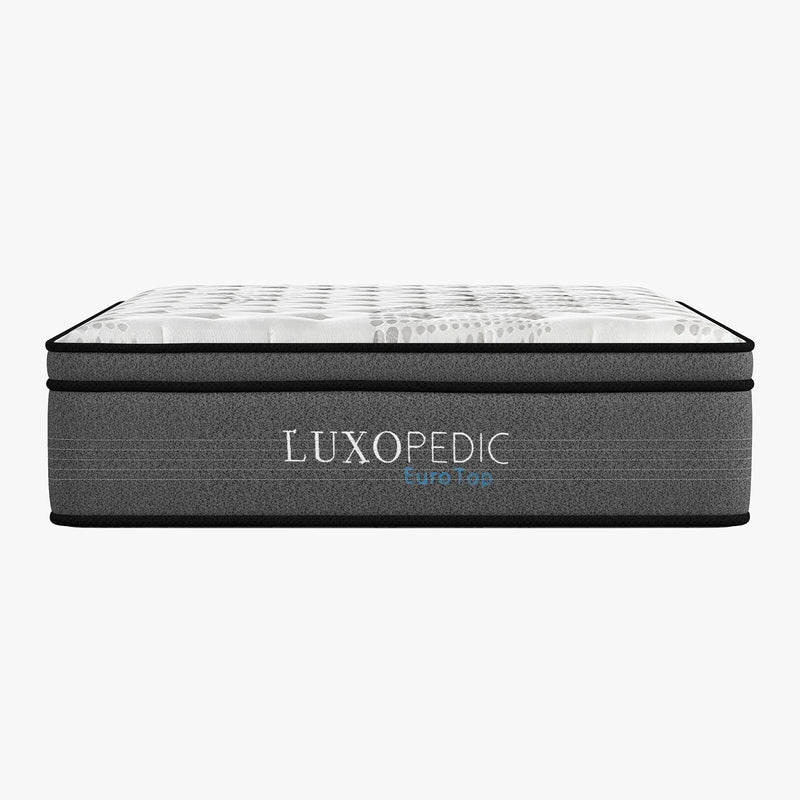 Luxopedic Pocket Spring Mattress 5 Zone 32CM Euro Top Memory Foam Medium Firm - Myzenhome