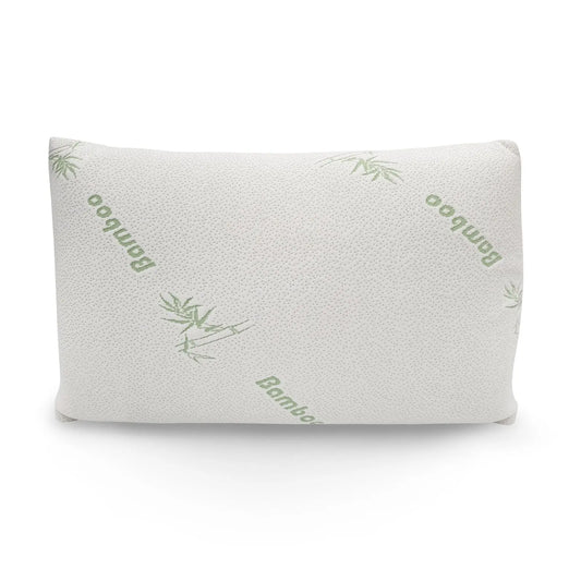 Memory Foam Pillow Bamboo Covered Ultra Soft Hypoallergenic - Myzenhome