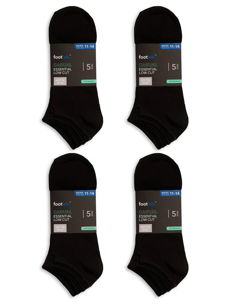 Mens 20 Pack Socks Essential Liner - Myzenhome