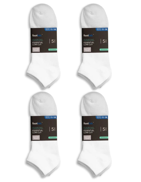 Mens 20 Pack Socks Essential Liner - Myzenhome