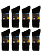 Mens 24 Pack Socks Workwear Crew, Acrylic - Myzenhome