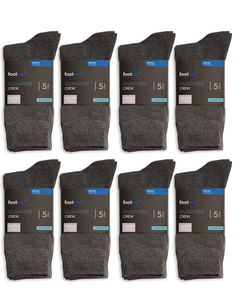 Mens 40 Pack Socks Business Crew - Myzenhome