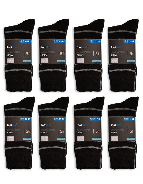 Mens 40 Pack Socks Business Crew - Myzenhome