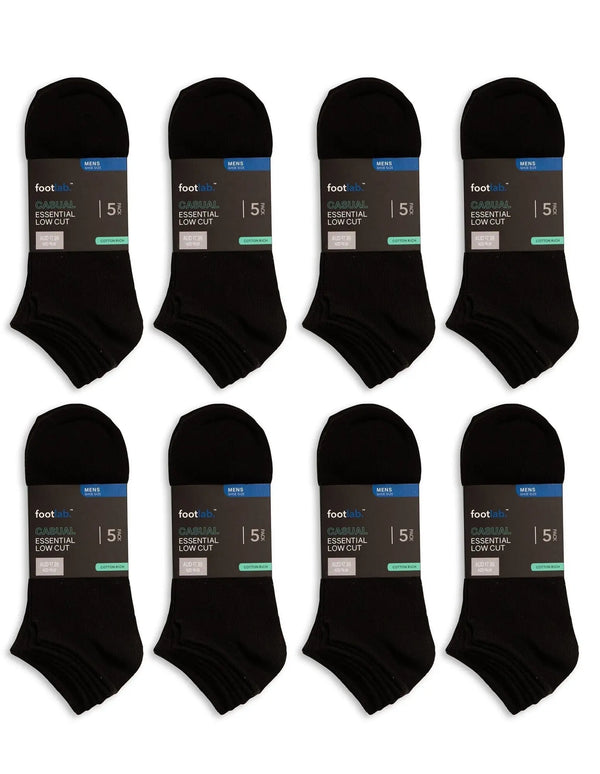 Mens 40 Pack Socks Essential Liner - Myzenhome