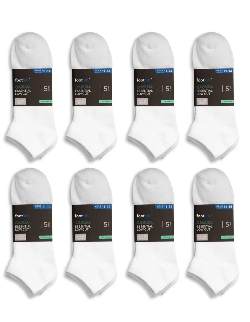 Mens 40 Pack Socks Essential Liner - Myzenhome