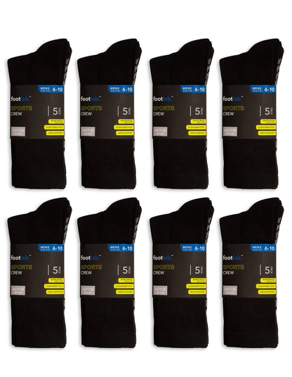 Mens 40 Pack Socks Sports Crew Myzenhome