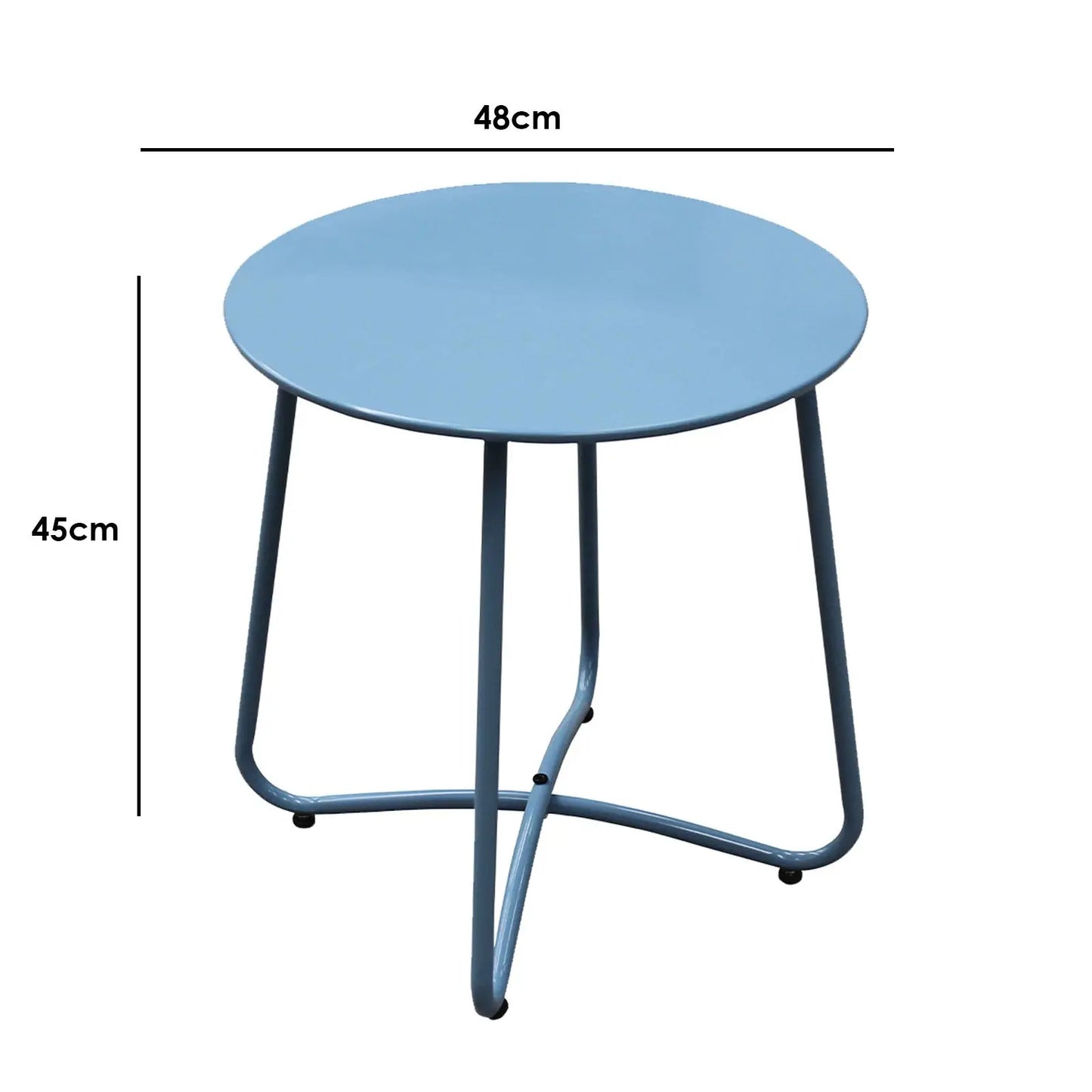 Milano 3pc furniture steel/rattan coffee table & chairs patio garden set Milano Outdoor