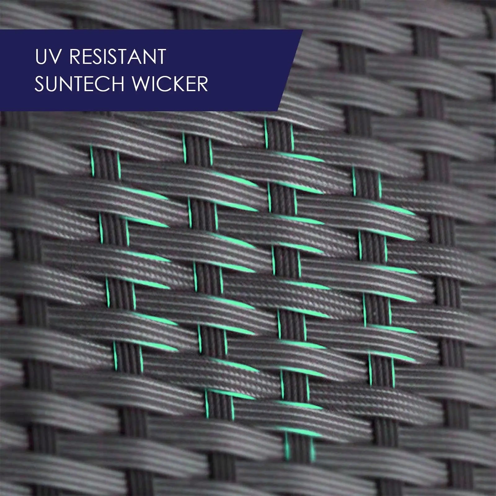 Milano 9 Piece Wicker Rattan Sofa Set Grey Outdoor Lounge Patio Furniture - Myzenhome