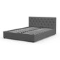 Milano Capri Luxury Gas Lift Bed Frame Base And Headboard With Storage - Myzenhome