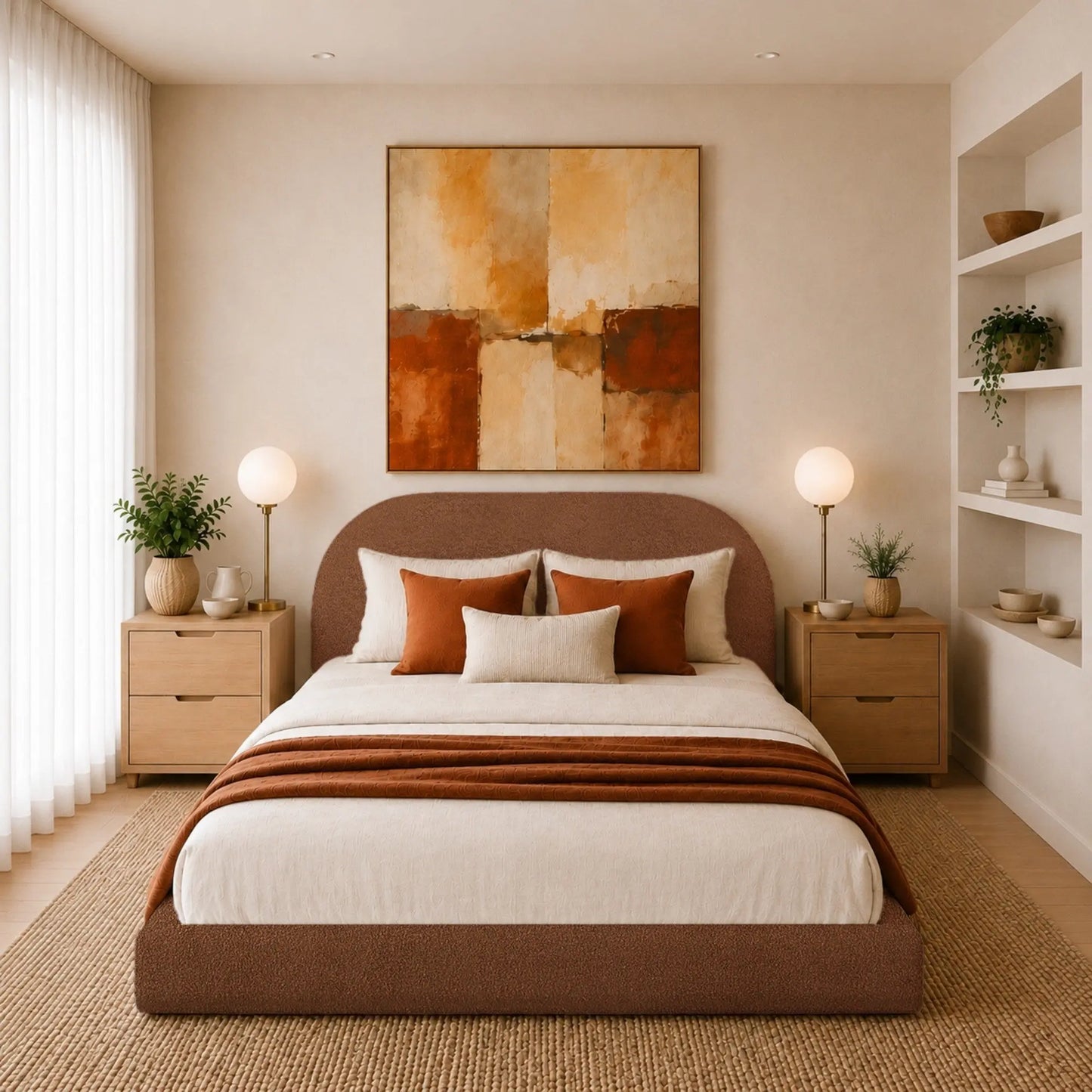 Milano Contour Boucle Tool Free Bed Frame Myzenhome