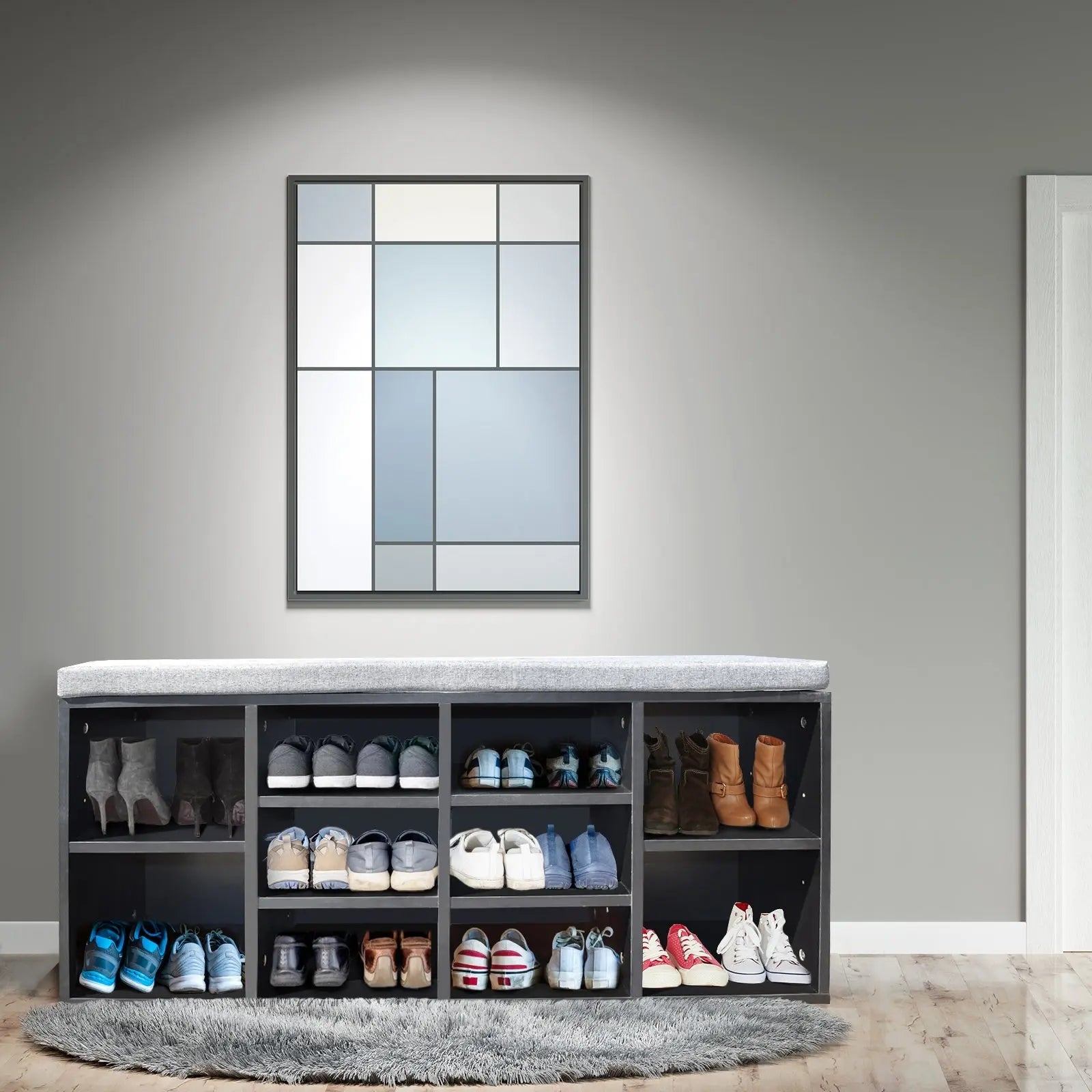 Milano Decor 2 in 1 Shoe Organiser With Bench Storage - Myzenhome