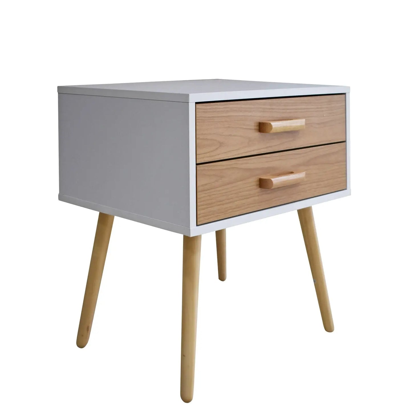 Milano Decor Bedside Table Bronte Drawers Nightstand Unit Cabinet Storage - Myzenhome