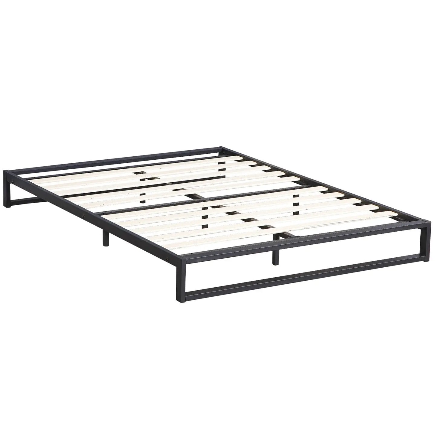 Milano Decor Florence Metal Bed Frame Mattress Base Platform Modern - Myzenhome