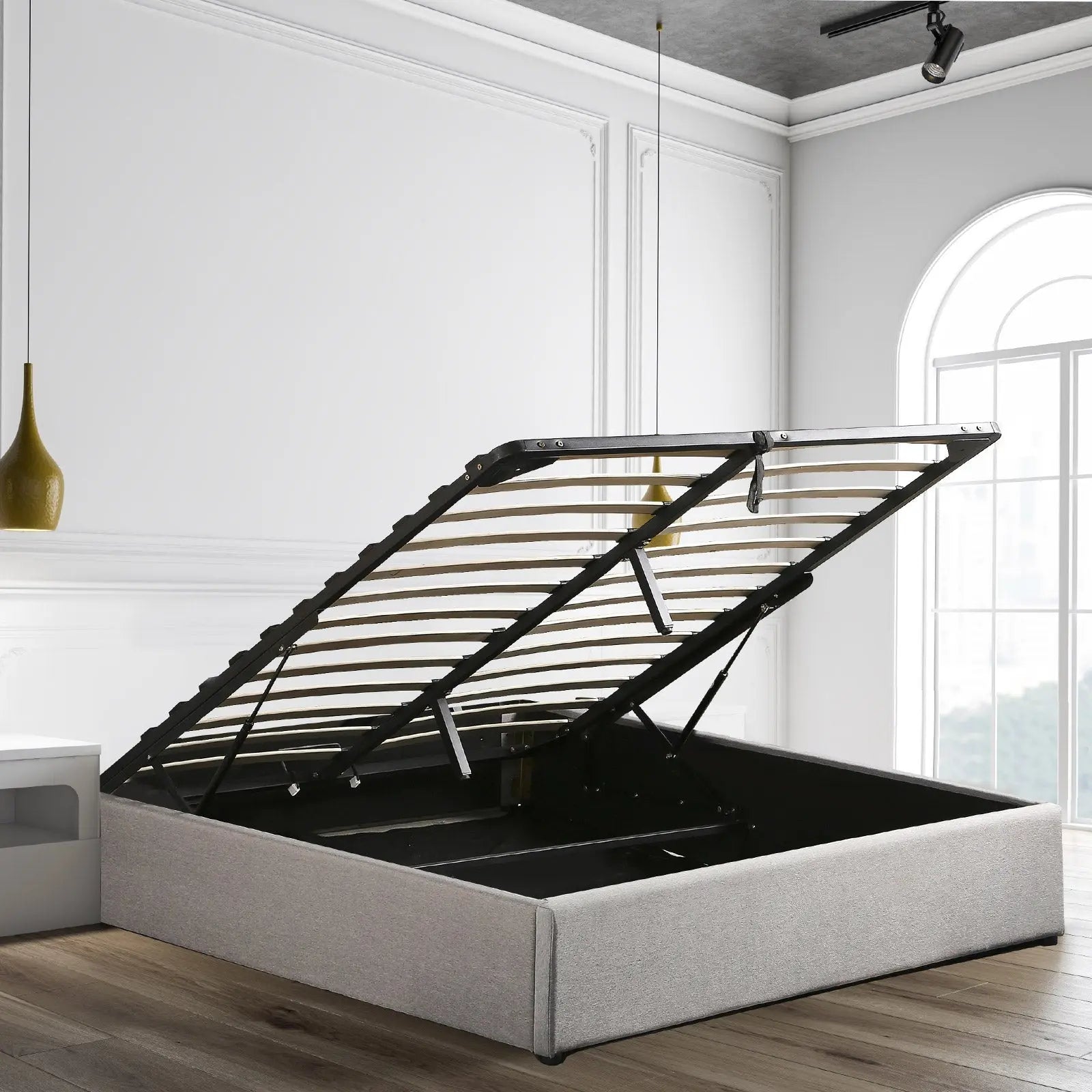 Milano Decor Terrell Gas Lift Storage Bed Base - Myzenhome