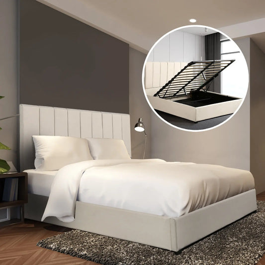 Milano Decor Vaucluse Gas Lift Storage Bed - Myzenhome