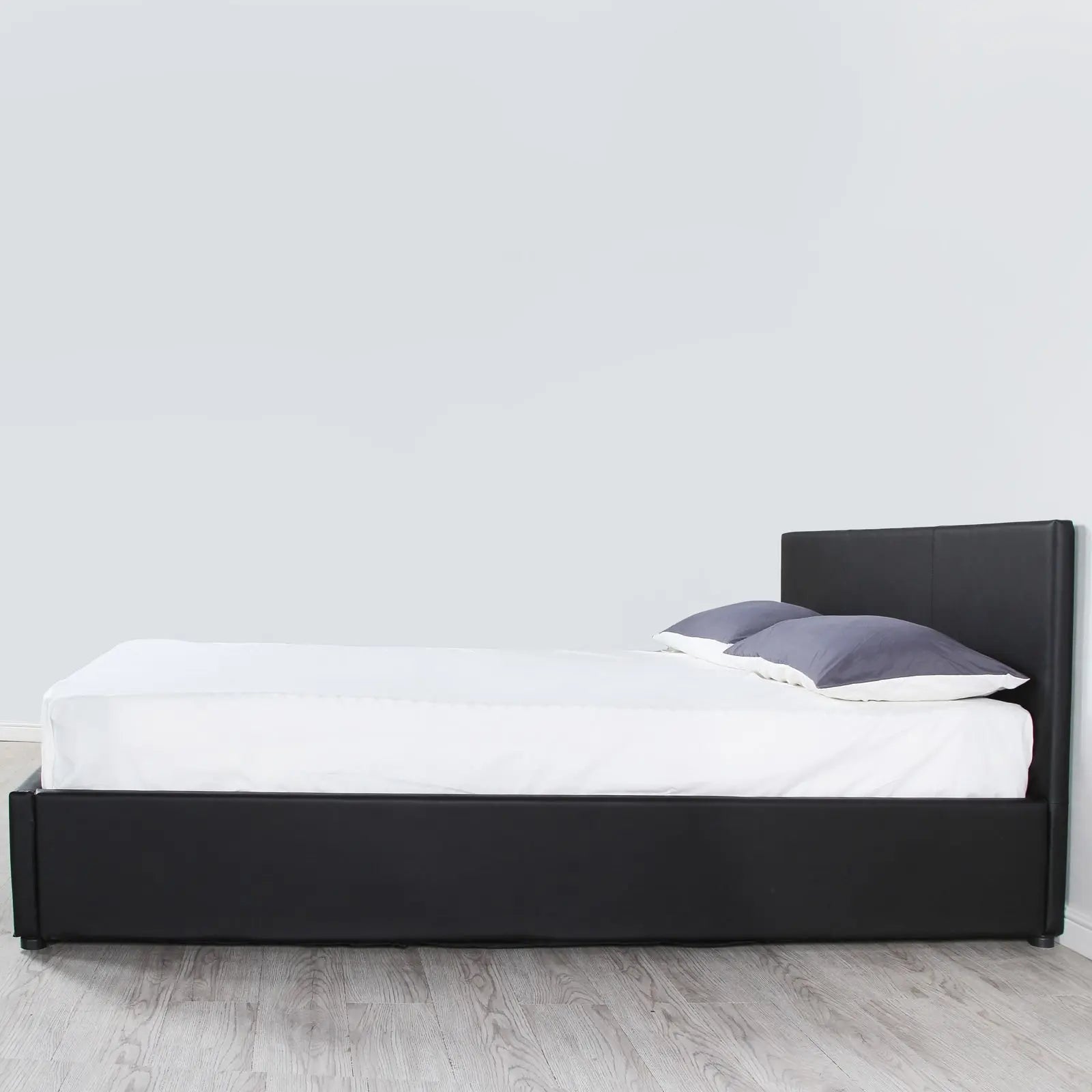 Milano Luxury Gas Lift Bed Frame And Headboard - Myzenhome