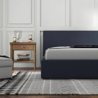 Milano Luxury Gas Lift Bed Frame Base And Headboard With Storage - Myzenhome