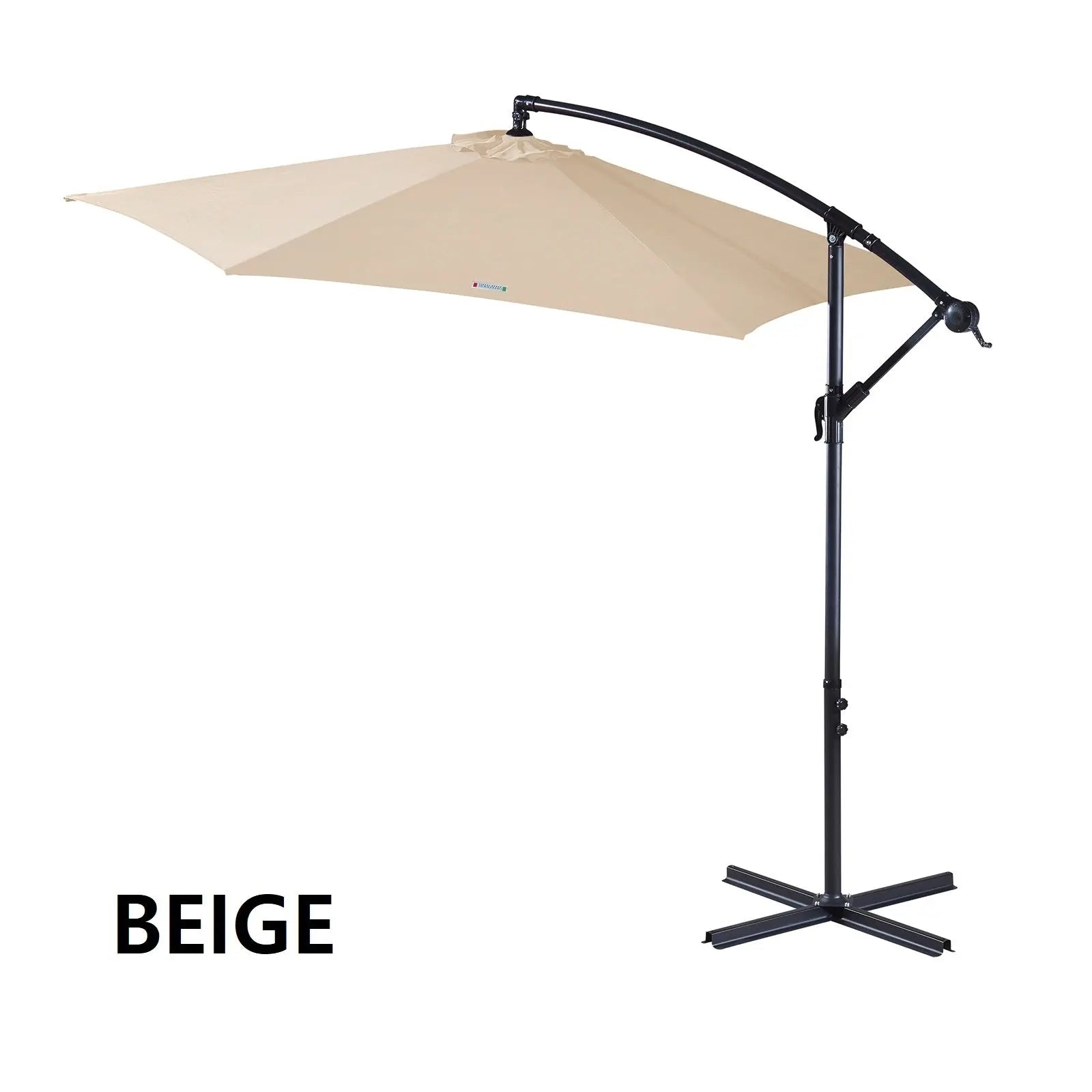 Milano Outdoor 3 Metre Cantilever Umbrella UV Sunshade Garden Patio Deck - Myzenhome