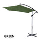 Milano Outdoor 3 Metre Cantilever Umbrella UV Sunshade Garden Patio Deck - Myzenhome