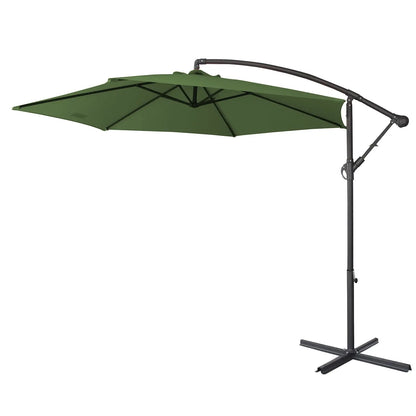 Milano Outdoor 3 Metre Cantilever Umbrella UV Sunshade Garden Patio Deck - Myzenhome