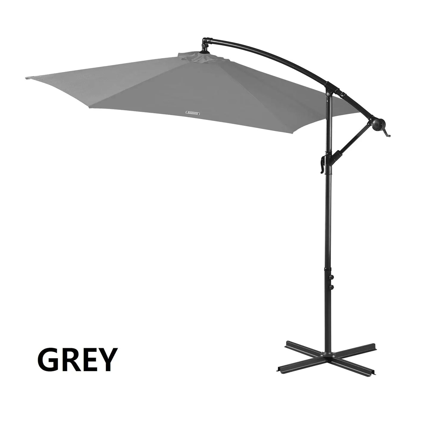 Milano Outdoor 3 Metre Cantilever Umbrella UV Sunshade Garden Patio Deck - Myzenhome