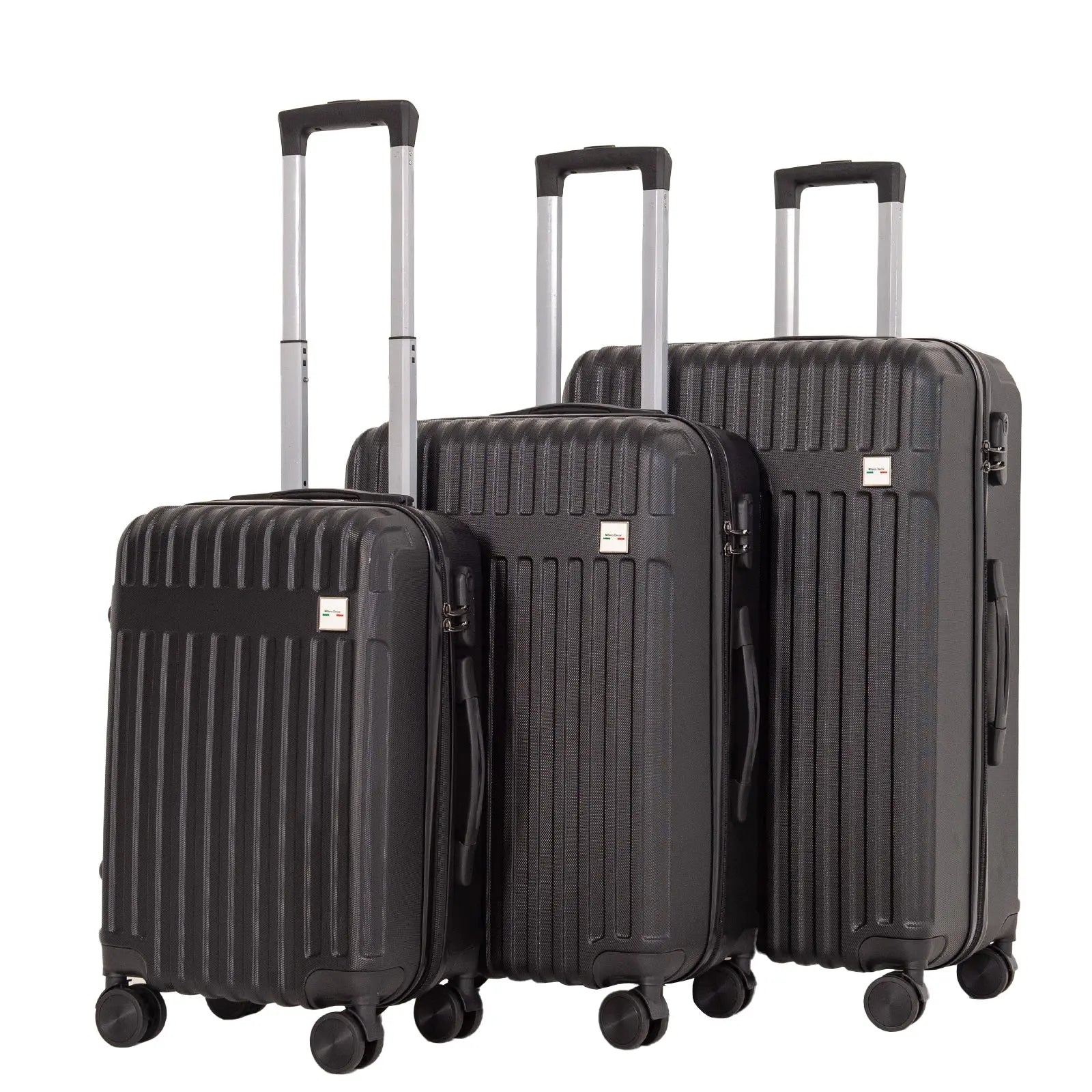 Milano decor luggage set travel hard case 20 inch 24 inch 28 inch hard case durable Milano Decor