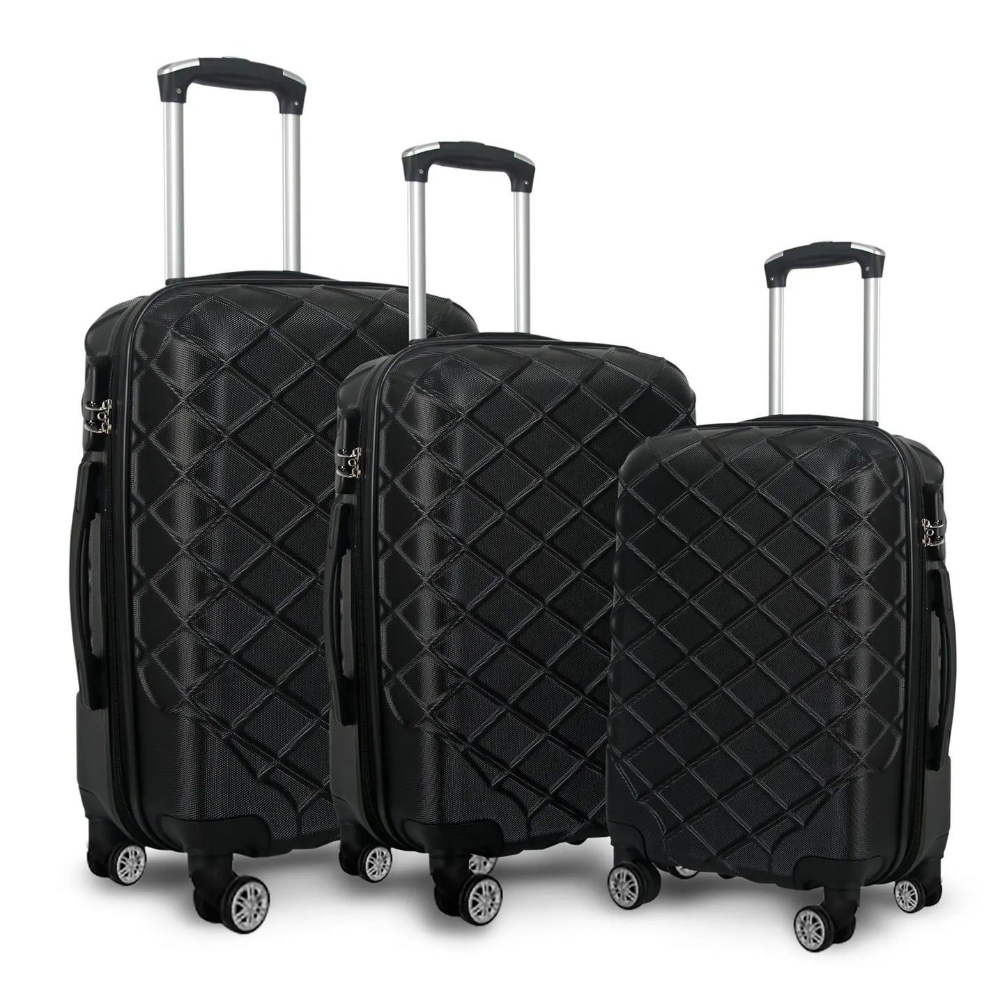 Milano decor luxury travel luggage set abs hard case durable lightweight Milano Decor