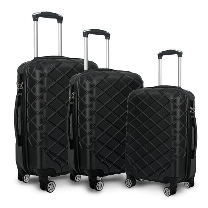 Milano decor luxury travel luggage set abs hard case durable lightweight Milano Decor