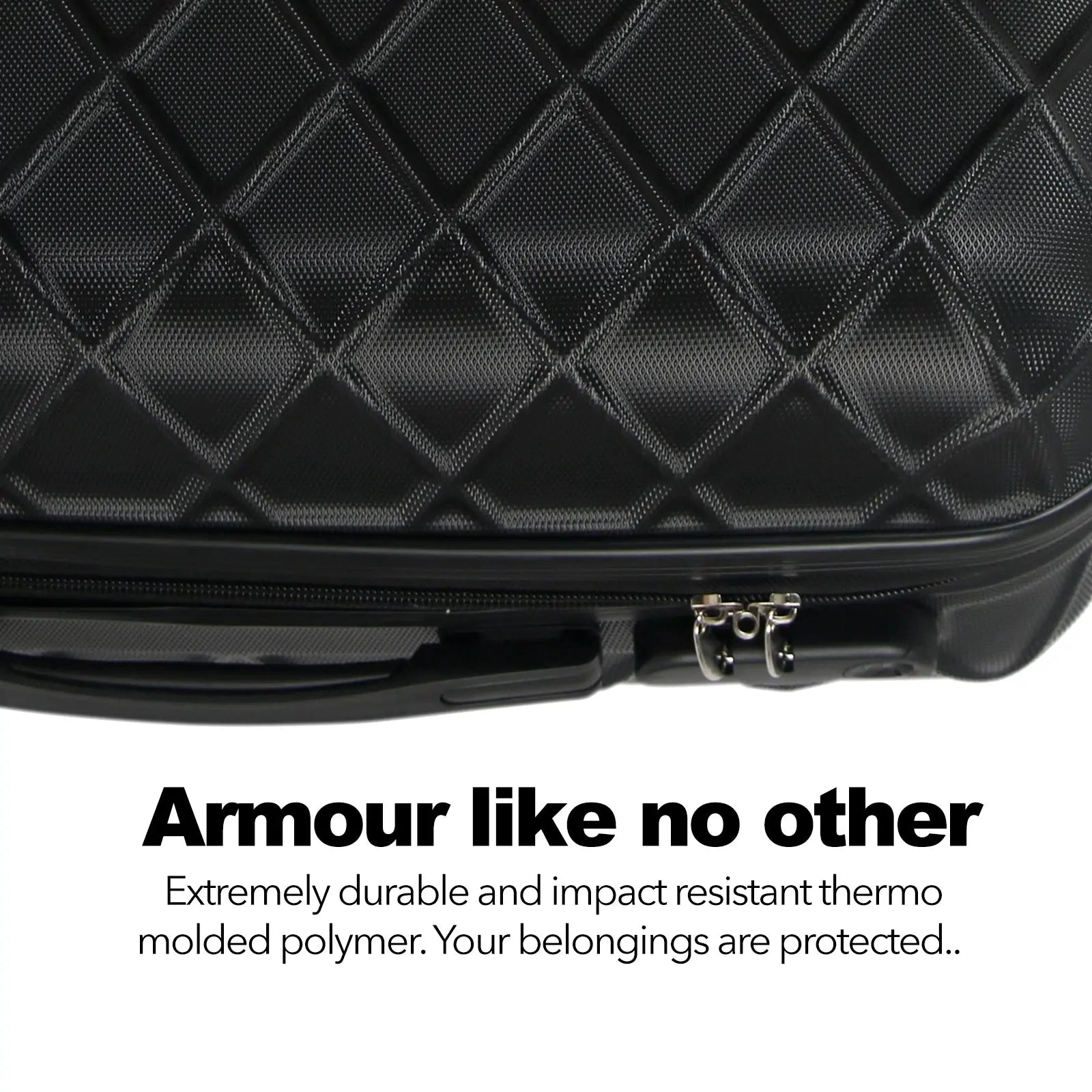 Milano decor luxury travel luggage set abs hard case durable lightweight Milano Decor