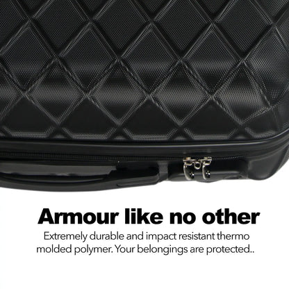 Milano decor luxury travel luggage set abs hard case durable lightweight Milano Decor