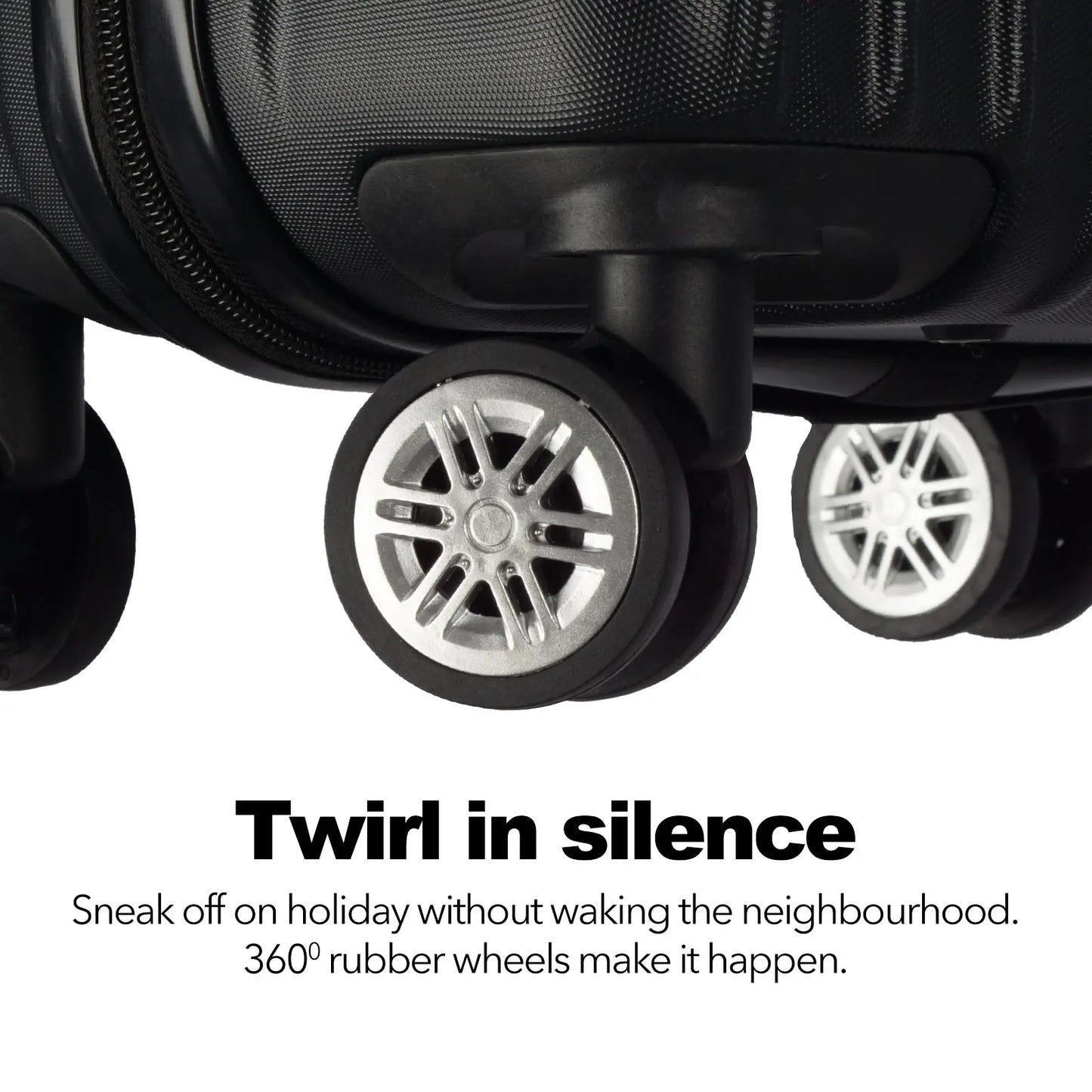 Milano decor luxury travel luggage set abs hard case durable lightweight Milano Decor