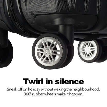 Milano decor luxury travel luggage set abs hard case durable lightweight Milano Decor