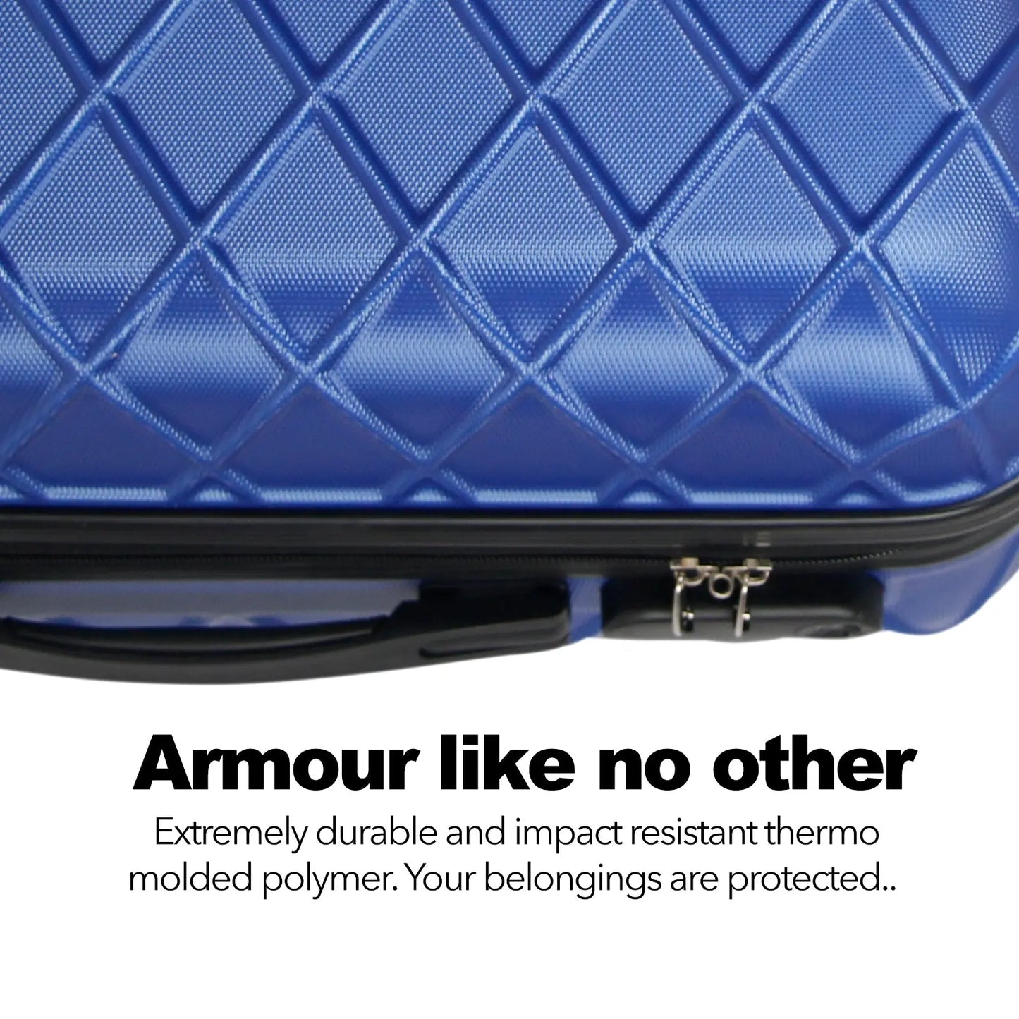 Milano decor luxury travel luggage set abs hard case durable lightweight Milano Decor