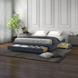 Milano decor palermo bed base with drawers upholstered fabric wood Milano Decor