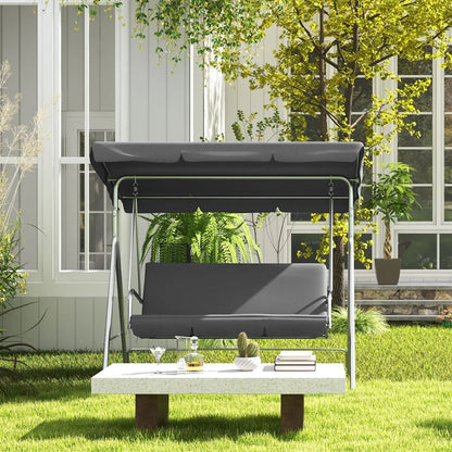 Milano swing bench seat chair canopy furniture 3 seater garden hammock Milano Decor