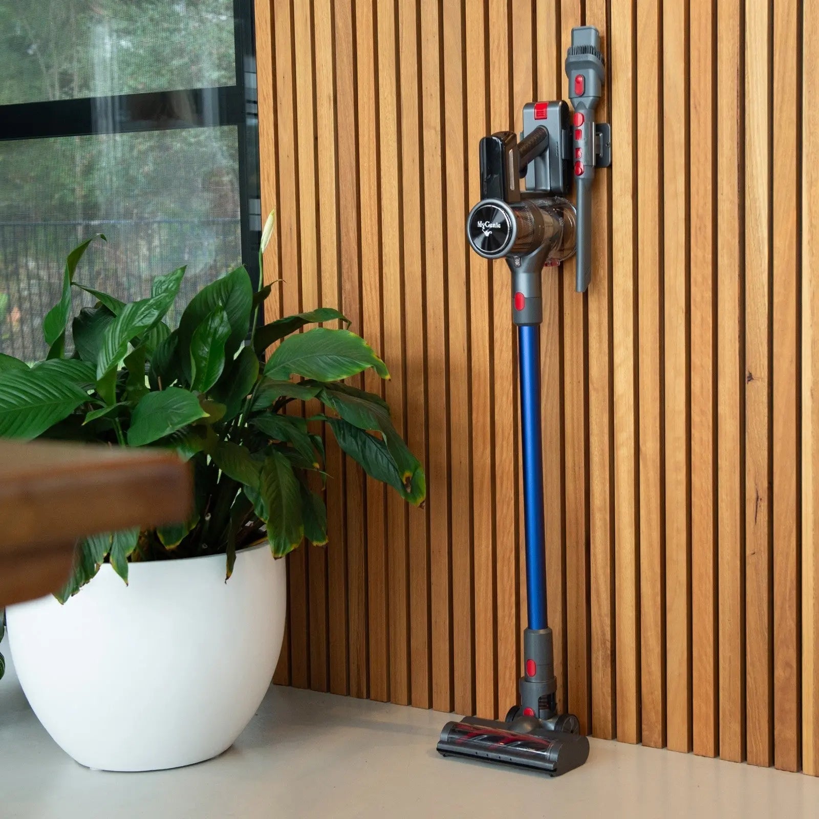 MyGenie Monster Stick Vac with Mop - Blue Myzenhome