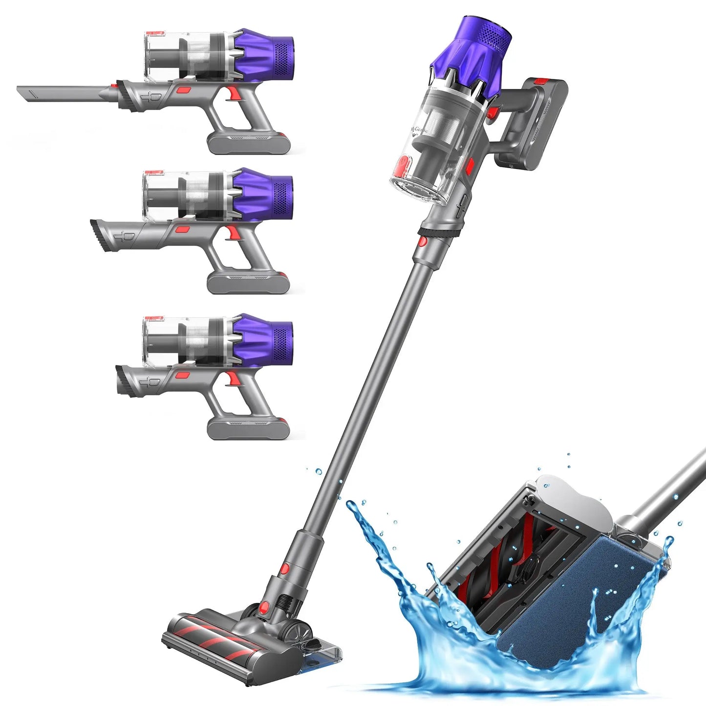 MyGenie Sentinel Ai Pro Stick Vac with Mop Myzenhome