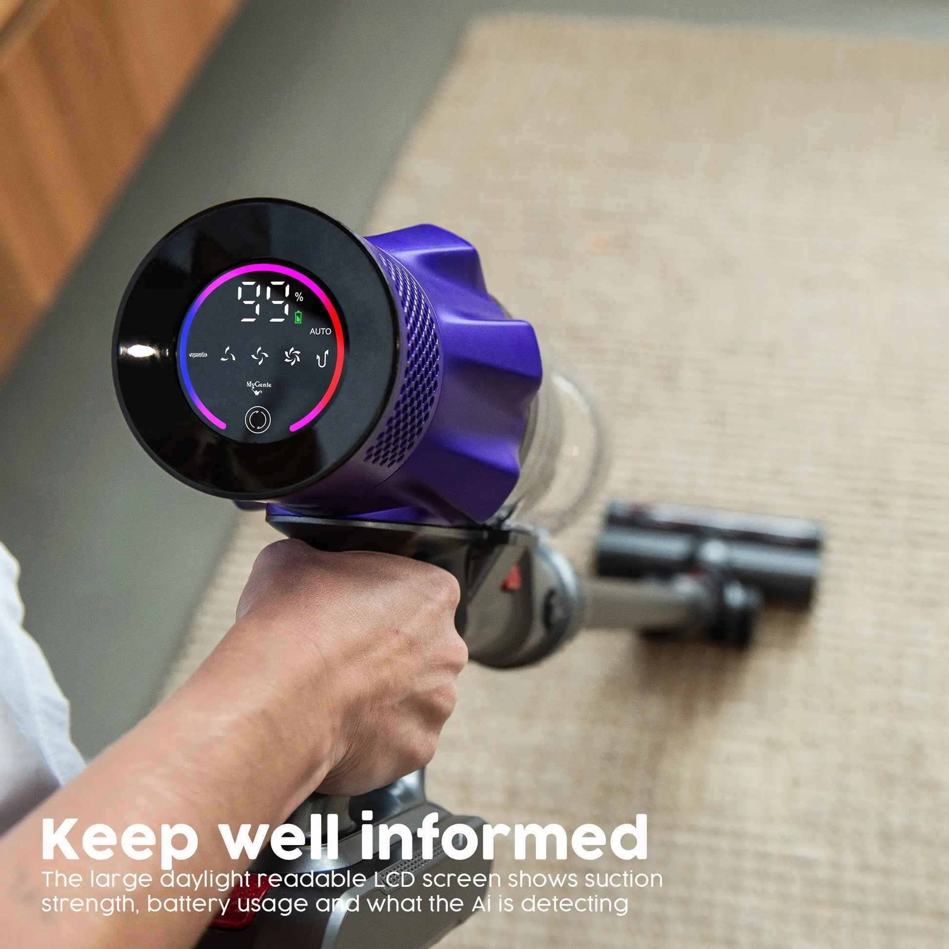 MyGenie Sentinel Ai Pro Stick Vac with Mop Myzenhome