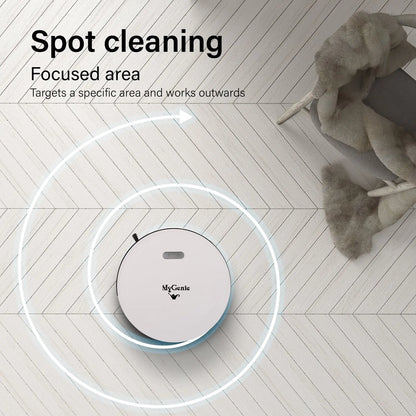 MyGenie Smart Robotic Vacuum Cleaner App Controlled Carpet Floors Auto Robot - Myzenhome