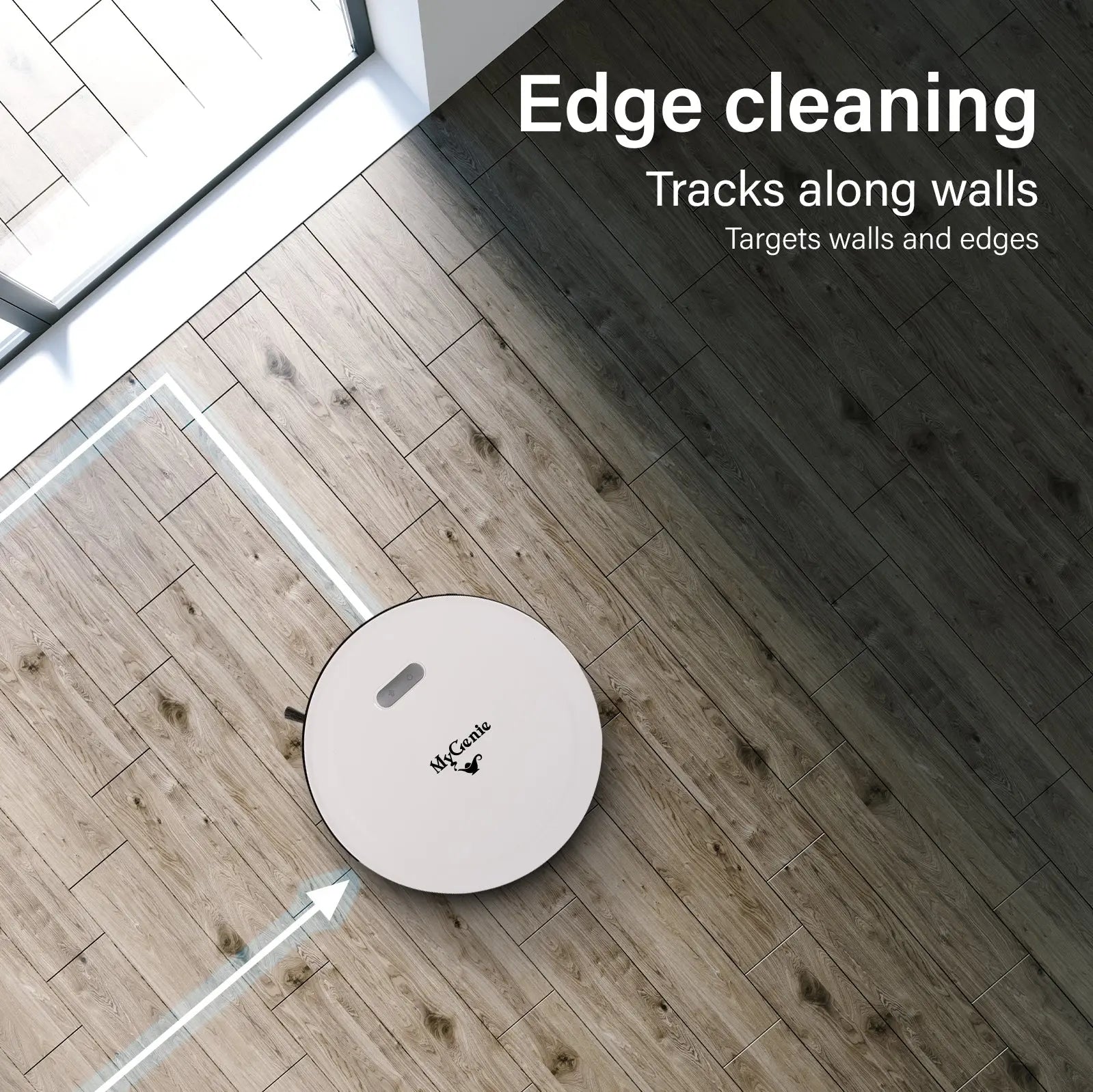 MyGenie Smart Robotic Vacuum Cleaner App Controlled Carpet Floors Auto Robot - Myzenhome