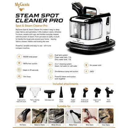 MyGenie Steam Spot Cleaner Pro Myzenhome