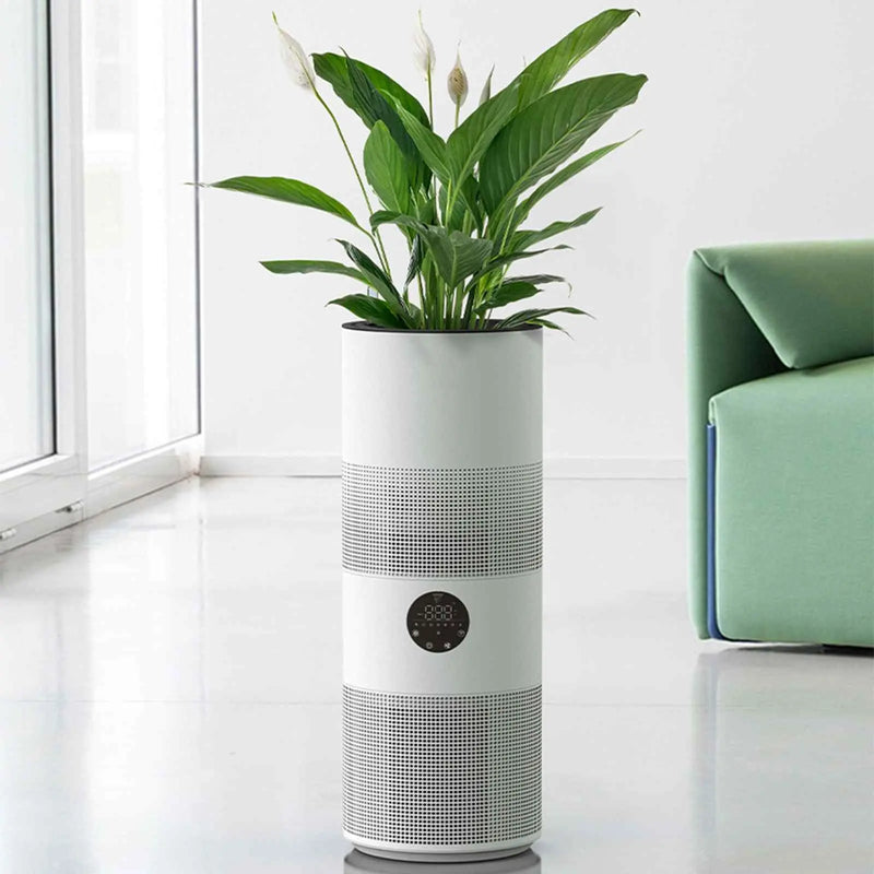 MyGenie Tower Air Purifier with Planter 2-in-1 WI-FI App Control HEPA - Myzenhome