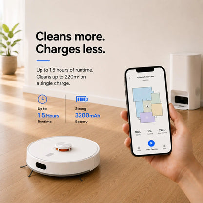 MyGenie Turbo Clean Self Empty Robotic Vacuum Cleaner Myzenhome