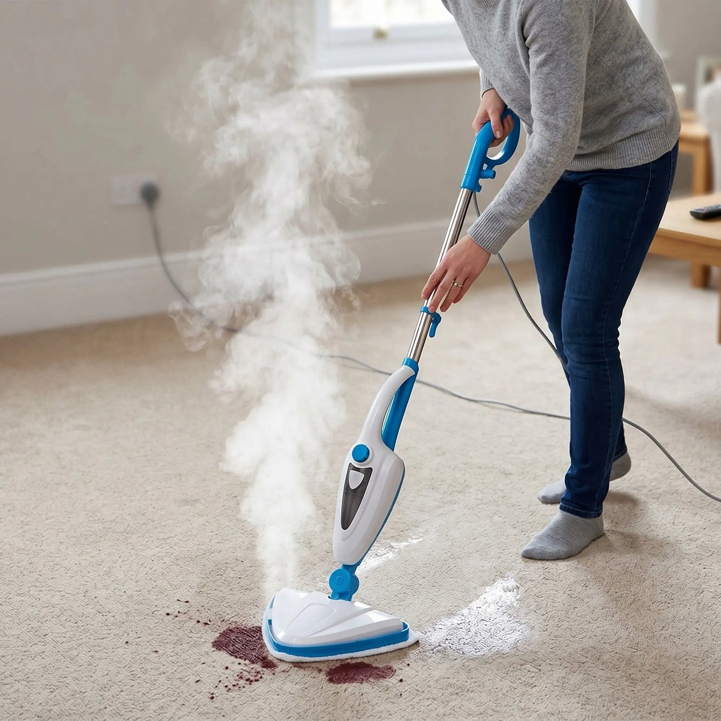 MyGenie Vortex 10-in-1 Steam Mop, 1400W Multi-Surface Cleaner & Handheld Steamer Myzenhome