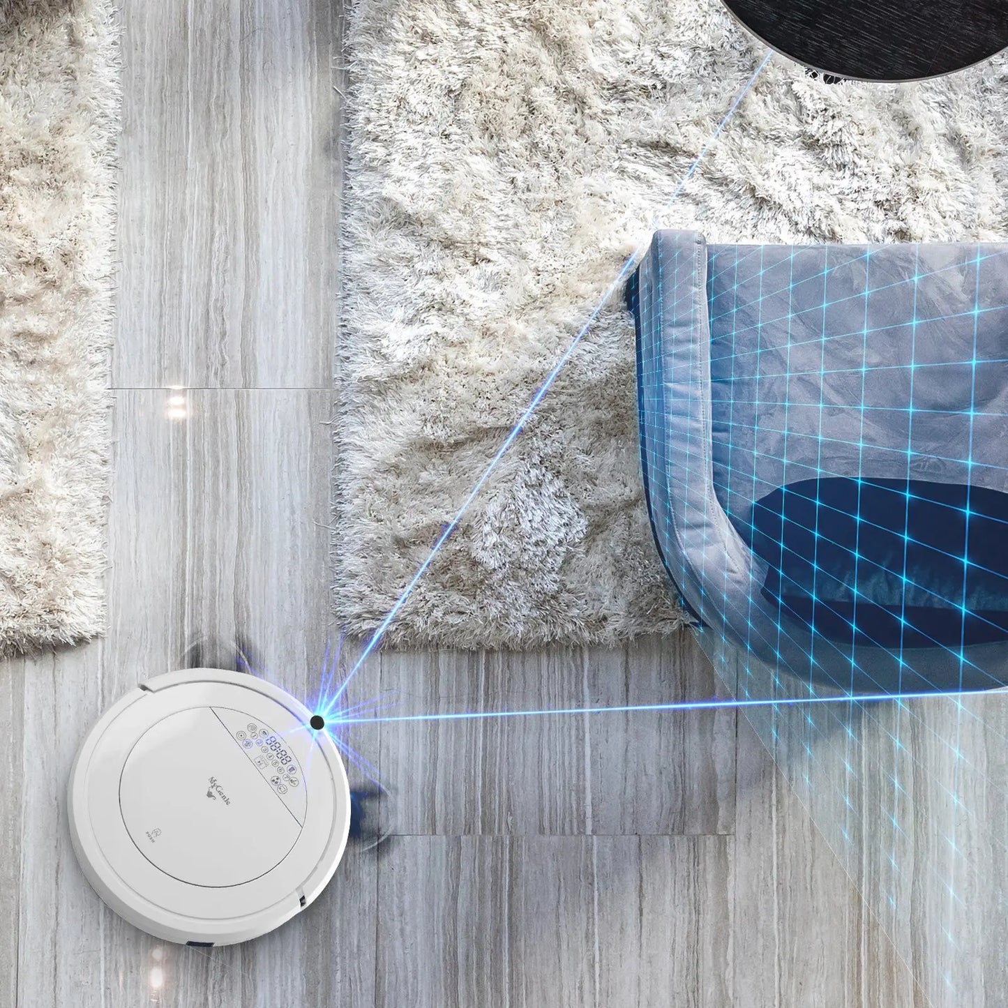 MyGenie ZX1000 Automatic Robotic Vacuum Cleaner Dry Wet Mop Sweep Floor - Myzenhome