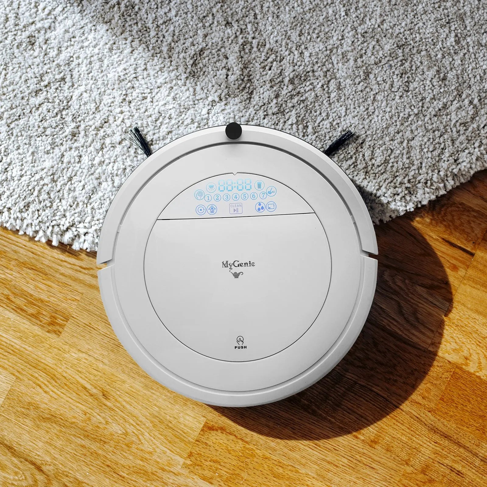 MyGenie ZX1000 Automatic Robotic Vacuum Cleaner Dry Wet Mop Sweep Floor - Myzenhome